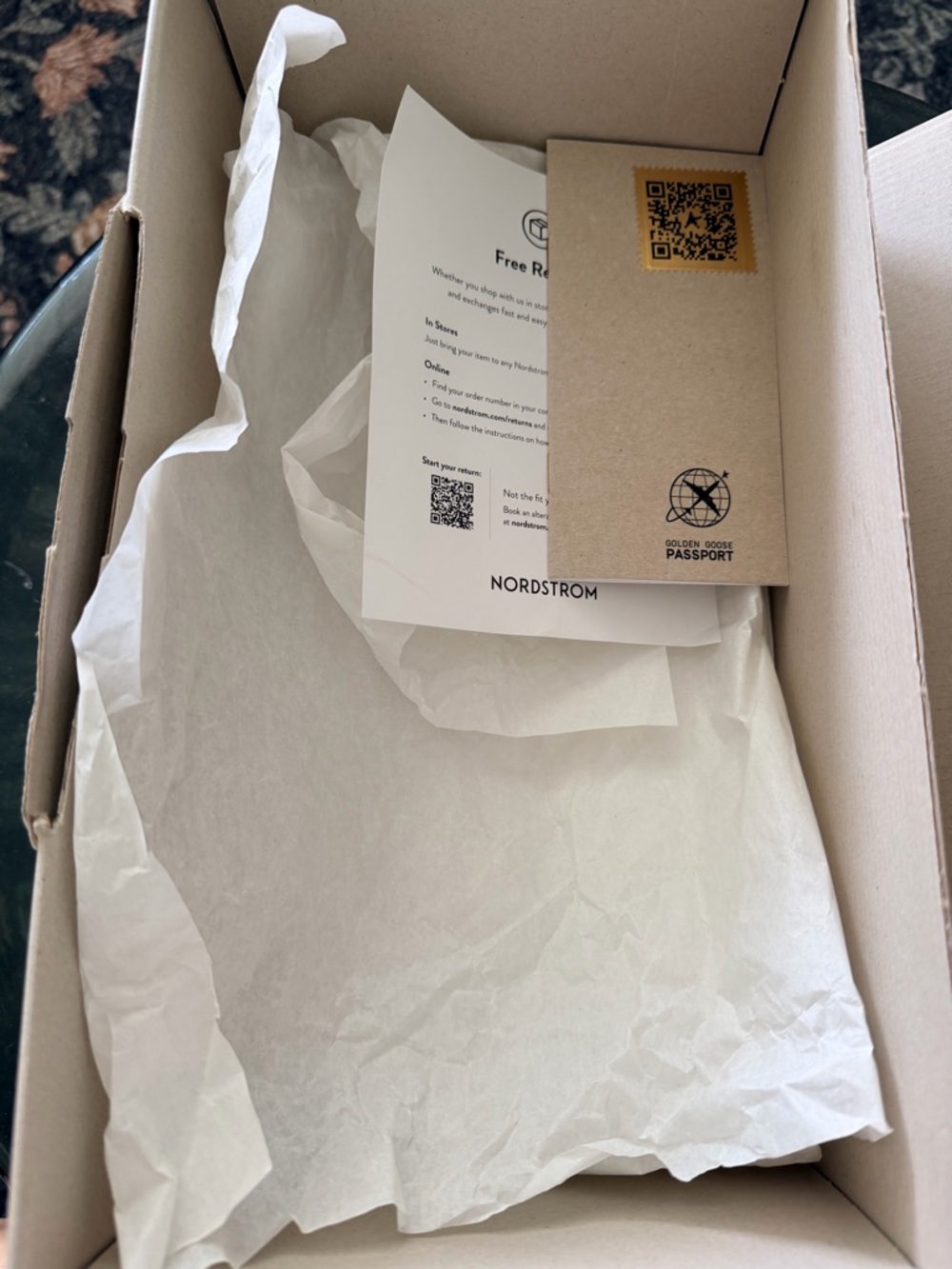 Golden Goose Women’s Cream Star-Accent Sneakers with Leopard Laces - Picture 5 of 6